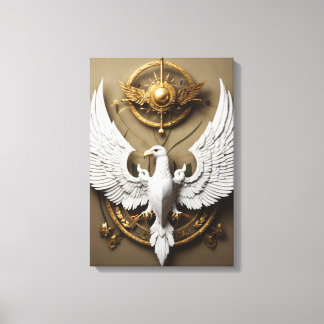 Crystal Eagle Leinwandkunst – Wilde Geistermauer Leinwanddruck