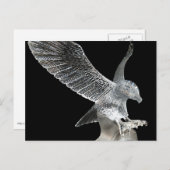 Crystal Eagle Postkarte (Vorne/Hinten)