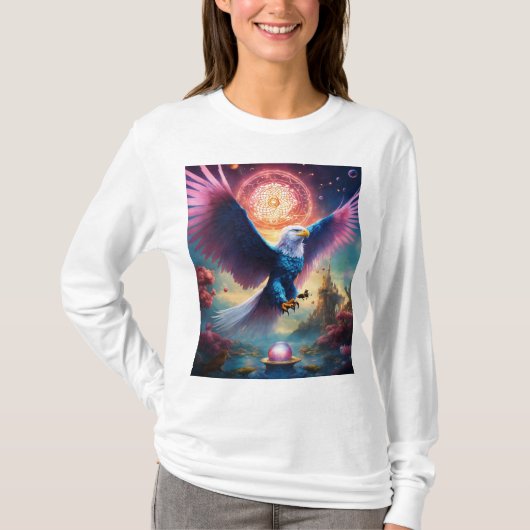 Crystal Eagle T - Shirt - Emblem der Freiheit und  (Vorderseite)