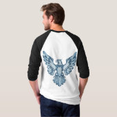 Crystal Eagle T - Shirt - Symbol des Powers & Eleg (Schwarz voll)
