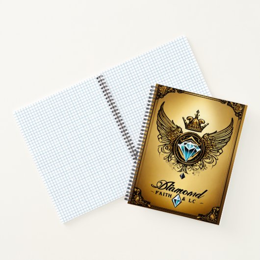 Crystal Eagle Transformation Notebook Notizblock (Innenseite)