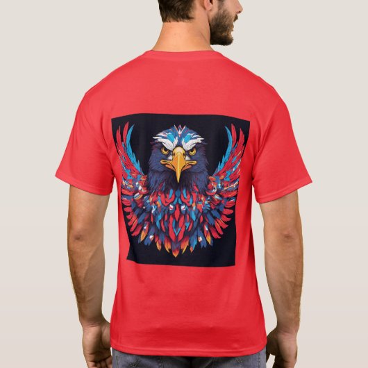 "Crystal Eagle Triumph T-Shirt" T-Shirt (Rückseite)