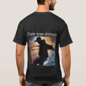 Crystal Eagle zeigt Ihre Stärke T-Shirt (Rückseite)