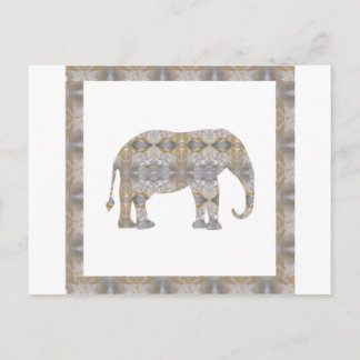 CRYSTAL Elephant DIY Template NVN447 GROSSE Kinder Postkarte