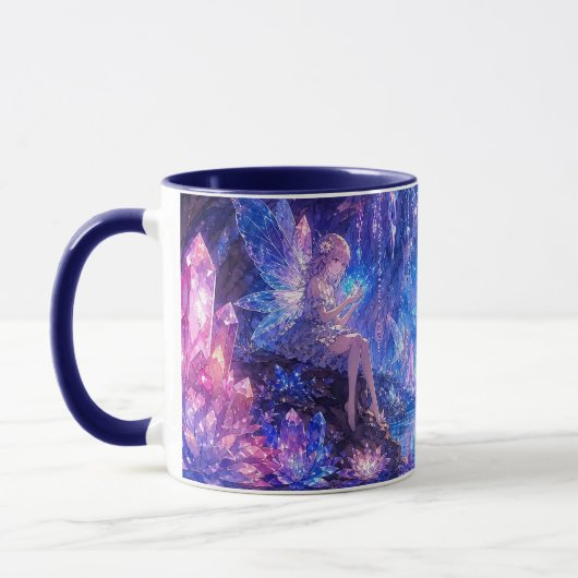 Crystal Fairy Cave Fantasy Accent Tasse (Links)