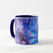 Crystal Fairy Cave Fantasy Accent Tasse (Vorderseite Links)