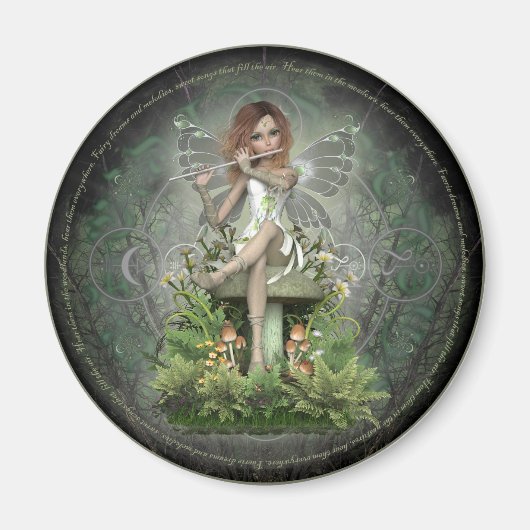 Crystal Fairy ~ Magic Flute Magnet (Vorne)