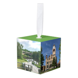 Crystal Falls, MI Cube Ornament
