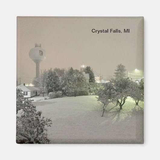 Crystal Falls, MI Magnet (Vorne)