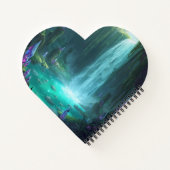 Crystal Falls of the Hidden Realm Notizblock (Rückseite)