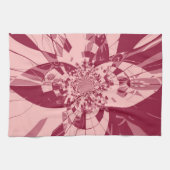 Crystal Fantasy Retro Art Nouveau Geschirrtuch (Horizontal)