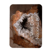 Crystal Formation, Wind Cave National Park, SD Magnet (Vertikal)