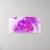 Crystal Gazing Geometric Abstrakt Art Leinwanddruck (Vorderseite)