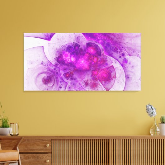 Crystal Gazing Geometric Abstrakt Art Leinwanddruck (Insitu (Wohnzimmer))