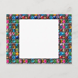 CRYSTAL GEM PEARL FRAME BLANKS : DIY 2014 POSTKARTE