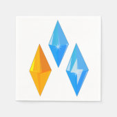 Crystal Gems Paper Napkins Serviette (Vorderseite)