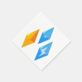 Crystal Gems Paper Napkins Serviette (Ecke)