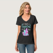 Crystal Gemstone Chakra Heilstein T-Shirt (Vorderseite Vollansicht)