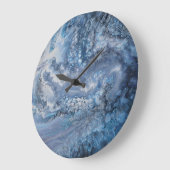 Crystal Geode Clock Große Wanduhr (Winkel)
