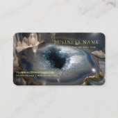 Crystal Geode Metaphysical  Visitenkarte (Vorderseite)
