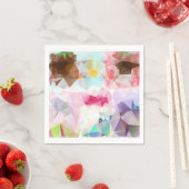 Crystal Geometric Shapes Paper Napkins Serviette (Beispiel)