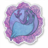 Crystal Goddess Aufkleber (Vorderseite)