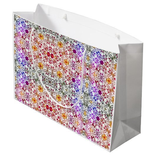 Crystal Große Geschenktüte (Rückseite Schrägansicht)