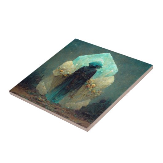 Crystal Guardian Alien SciFi Fantasy Fliese (Seite)