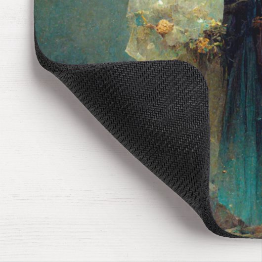 Crystal Guardian Alien SciFi Fantasy Mousepad (Ecke)