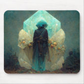 Crystal Guardian Alien SciFi Fantasy Mousepad (Vorne)