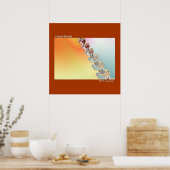Crystal Heart Fraktal Art Collection Poster (Küche)