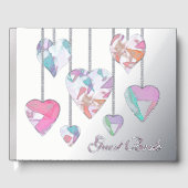 Crystal Hearts Gästebuch (Vorderseite)