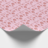 Crystal Hearts Wrapping Paper Geschenkpapier (Ecke)