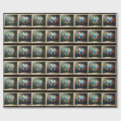 Crystal Hearts Wrapping Paper Geschenkpapier (Flach)