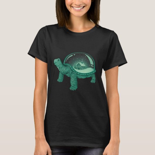 Crystal Home Turtle T-Shirt (Vorderseite)
