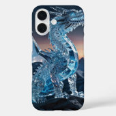 Crystal Ice Dragon Case-Mate iPhone Hülle (Rückseite)
