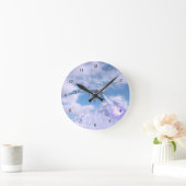 Crystal Ice Dragon Runde Wanduhr (Zuhause)