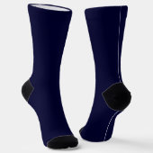 Crystal Ice Seepferd auf blauem Hintergrund Socken (Gewinkelt)
