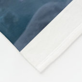 Crystal Ice Whale in Enchanted Frozen Cavern Fleecedecke (Ecke)