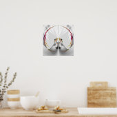 Crystal Impression 4b Poster (Küche)