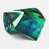 Crystal Jewel Green Emerald Gemstone Mai Geburtsta Krawatte (Gerollt)