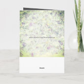 Crystal Jubiläum Husband Gruß Karte (Rückseite)