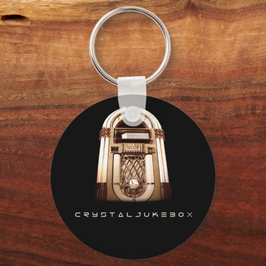 Crystal Jukebox-Schlüsselanhänger Schlüsselanhänger (Vorderseite)