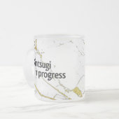 Crystal Kintsugi mug Mattglastasse (Vorderseite Links)