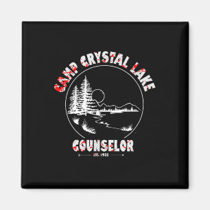 Crystal Lake-Camping-Berater-Kostüm Halloween-Schr Magnet