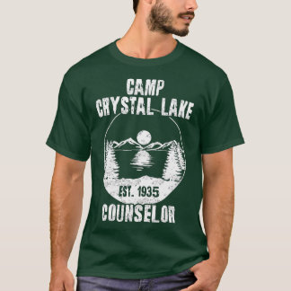 Crystal Lake Counselor Vintag Retro Style T-Shirt