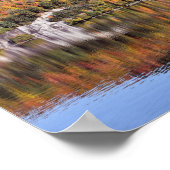 Crystal Lake Reflections, Vermont Poster (Ecke)