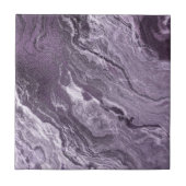 Crystal Lila Agate | Moody Marbled Stone Fliese (Vorderseite)