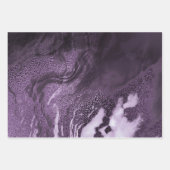 Crystal Lila Agate | Moody Marbled Stone Geschenkpapier Set (Vorderseite 2)