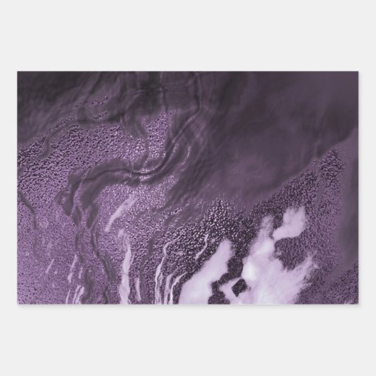 Crystal Lila Agate | Moody Marbled Stone Geschenkpapier Set (Vorderseite 2)